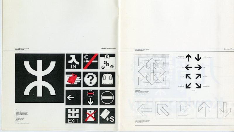 1982 年的香港地鐵指標規範手冊
