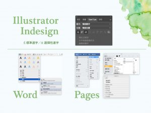 如何用 Pages、Word、Illustrator、Indesign 開啟連字功能