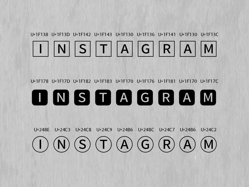 作為項目標是使用的各種造形