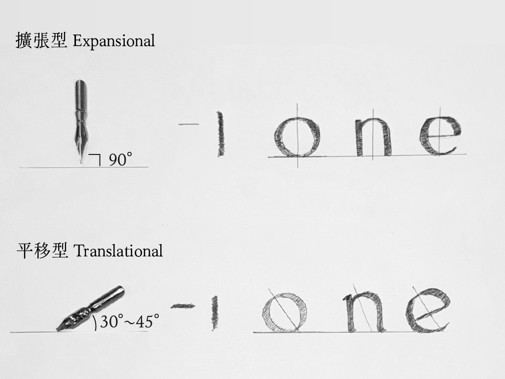 擴張型與移動型因為工具與移動方式的差異，產生不同的造形特徵