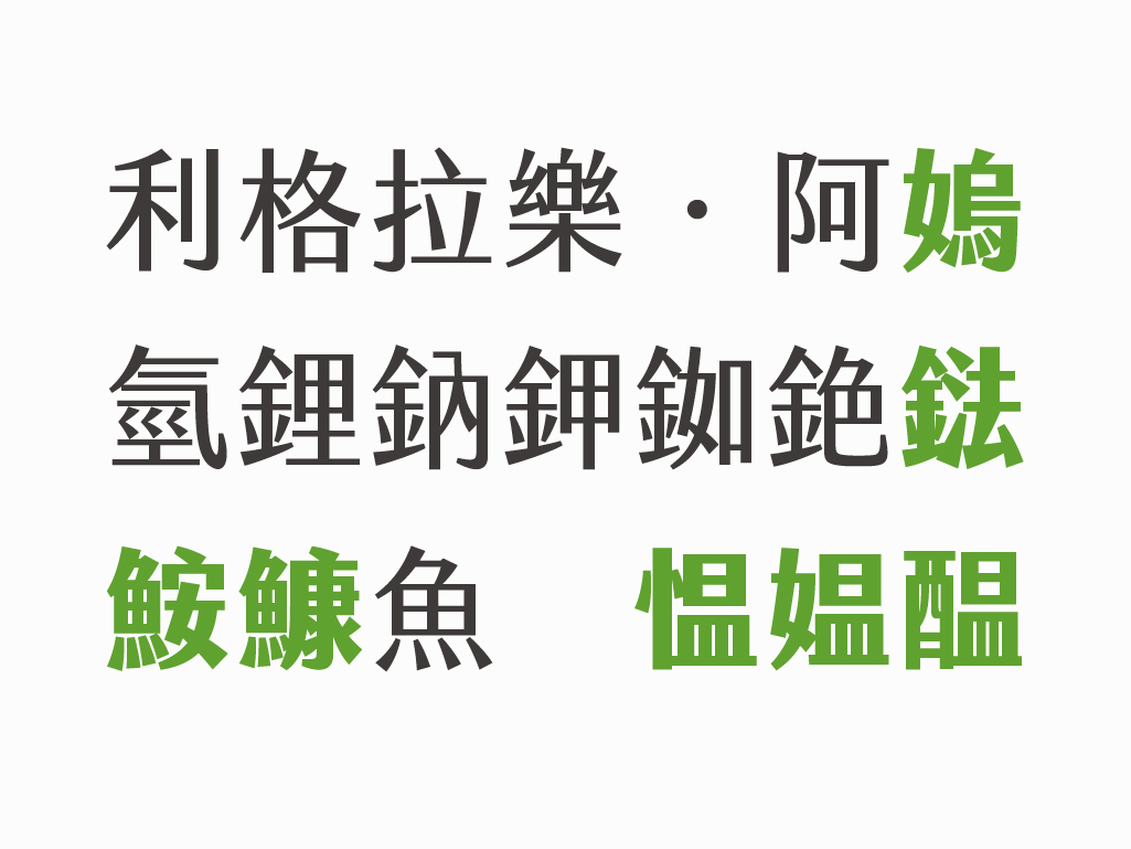 本次更新後，金萱、金萱那提將完整支援 jf7000 字集基本包、本土包、命名包、港澳包，字符數總計突破 15,000 字